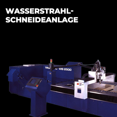 Wasserstrahlscheidanlage zum hitzefreien zuschneiden